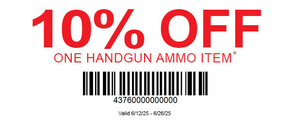 10 Percent off Handgun Ammo Coupon 10 Percent off Handgun Ammo Coupon